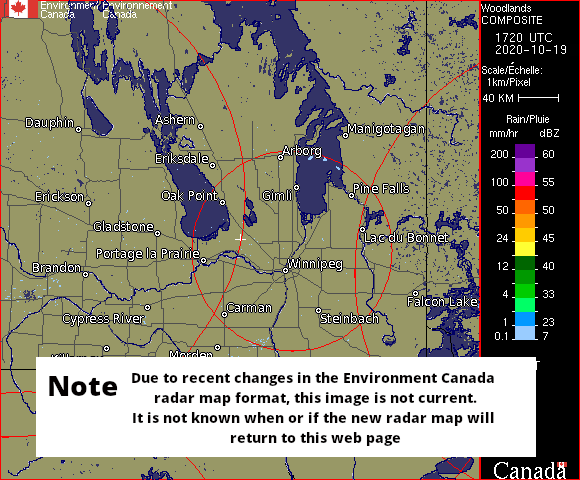 Radar, courtesy of Environment Canada Radar, courtesy of Environment Canada